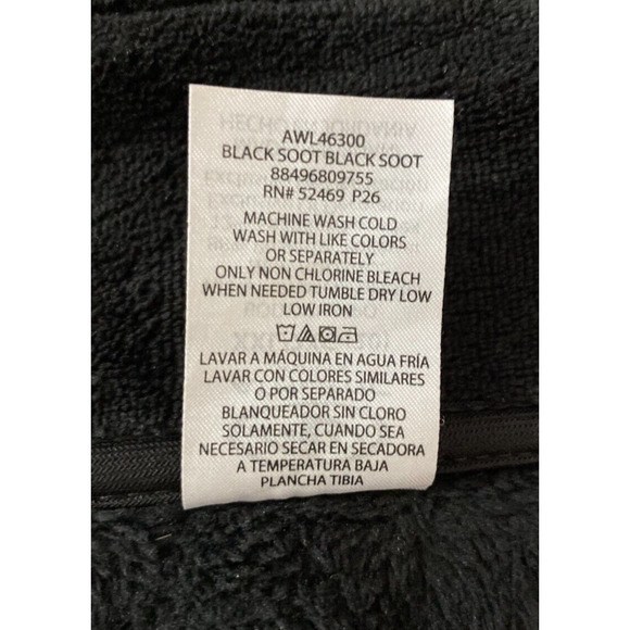 Athletic Works Size 2XL Men Black Fleece Jacket Lightweight Zip Up Long Sleeve - Picture 9 of 11